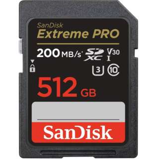 SanDisk Extreme PRO SDXC UHS-I卡512GB SDSDXXD-512G-JNJIP SDSDXXD-512G-JNJIP[Class10/512GB]
