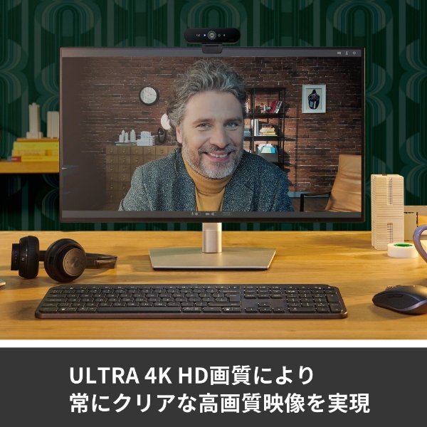 ウェブカメラ マイク内蔵 USB-A接続 / USB-C対応（別途ケーブル） BRIO 