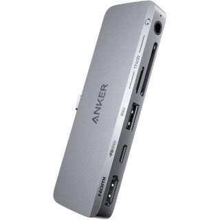 iPadpmUSB-C IXX J[hXbg2 / HDMI / 3.5mm / USB-A / USB-CnUSB PDΉ 60W hbLOXe[V O[ A83630A1 [USB Power DeliveryΉ]