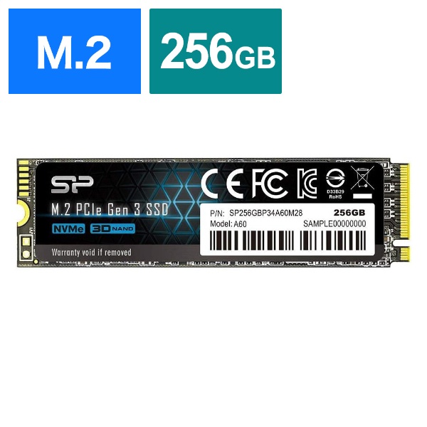 SP256GBP34A60M28 ¢SSD PCI-Express³ PCIe Gen 34 P34A60 [256GB /M.2]