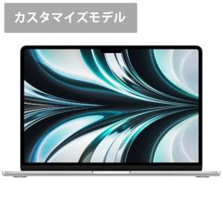 【カスタマイズモデル】MacBook Air 13インチ Apple M2チップ搭載モデル [2022年モデル /SSD 256GB /メモリ 16GB /8コアCPUと8コアGPU ] シルバー MLXY3JA/CTO