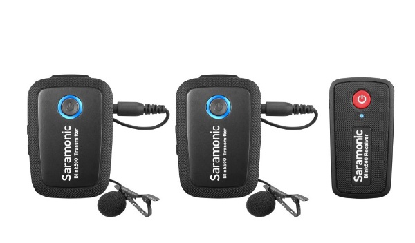 2.4Gワイヤレスマイクシステム　Saramonic BLINK500 B2-JP　 デジタル一眼レフ、ビデオカメラ、スマホなどに簡単操作で高品質サウンドを提供！ Saramonic Blink500B2JP