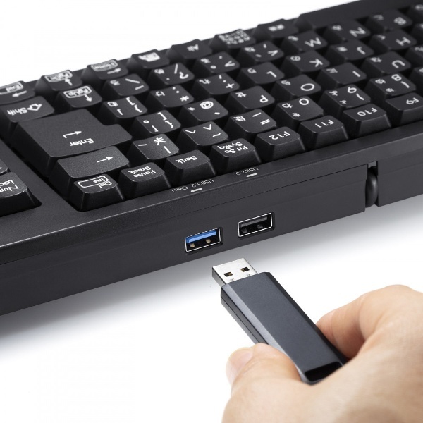 キーボード USB-Aハブ搭載 (Windows11対応) SKB-KG2UH3BK [有線 /USB] サンワサプライ｜SANWA SUPPLY  通販
