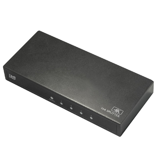 4K60Hz対応 1入力4出力 HDMI分配器 RS-HDSP4P-4KZ ラトックシステム