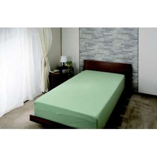 [完全被单]斜纹布完全被单单人尺寸(100×200×30cm/被褥垫、床架兼用/绿色)绿色959964GN[单人尺寸]