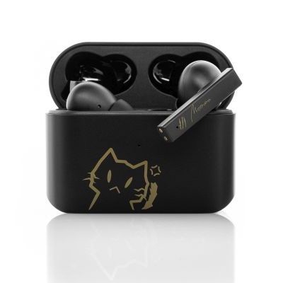 フルワイヤレスイヤホン NekoCake - 黒猫 黒猫 MD500982 [ワイヤレス(左右分離) /Bluetooth /ノイズキャンセリング対応]