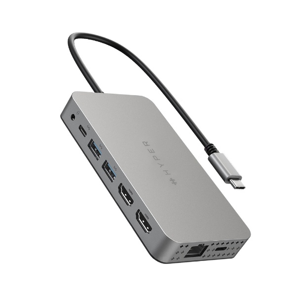 USB-C ᥹ ɥåȣ2 / HDMI2 / LAN / 3.5mm / USB-A2 / USB-C2USB PDб 100W ɥå󥰥ơ ڡ쥤 HP-HDM1H [USB Power Deliveryб]