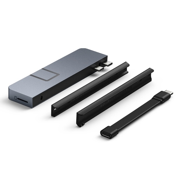 MacBook Pro対応 USB-Cｘ2［USB-C オス→メス microSDカードスロット