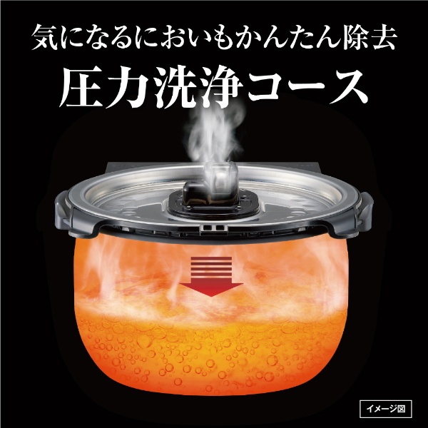 炊飯器 マットブラック JPV-A100KM [5.5合 /圧力IH]