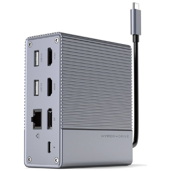 USB-C ᥹ ɥåȣ2 / HDMI2 / Display Port / LAN / 3.5mm / USB-A4 / USB-CUSB PDб 100W ɥå󥰥ơ ڡ쥤 HP-HD-G212 [USB Power Deliveryб]