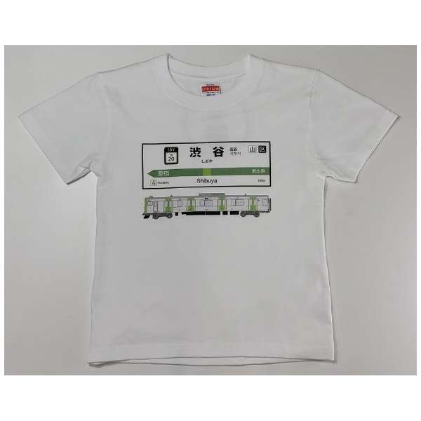 山手线T恤KIDS 20涩谷站(尺寸:110)_1