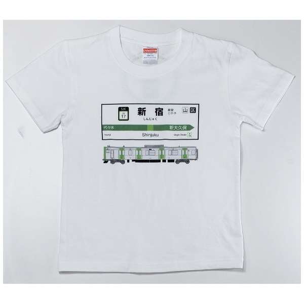 山手线T恤ADULT 17新宿站(尺寸:S)_1