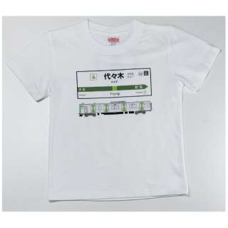 山手线T恤ADULT 18代代木站(尺寸:S)