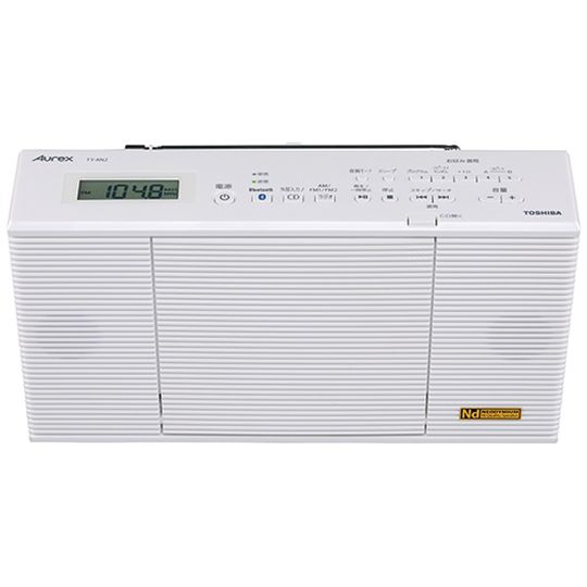 CDラジオ Aurexシリーズ ホワイト TY-AN2-W [ワイドFM対応 /Bluetooth