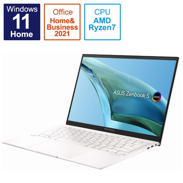 Ρȥѥ Zenbook S 13 OLED եɥۥ磻 UM5302TA-LX143WS [13.3 /Windows11 Home /AMD Ryzen 7 /ꡧ16GB /SSD1TB /Office HomeandBusiness /2022ǯ8ǥ]