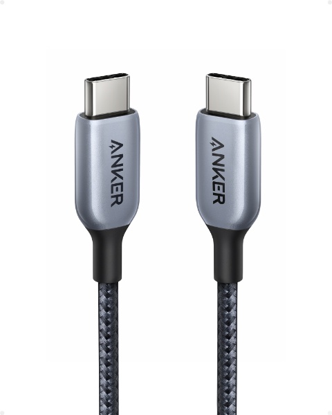 Anker Anker 765 ѵץʥ USB-C &USB-C ֥ (140W 0.9m) Gray A88650A1 [0.9m /USB Power Deliveryб]