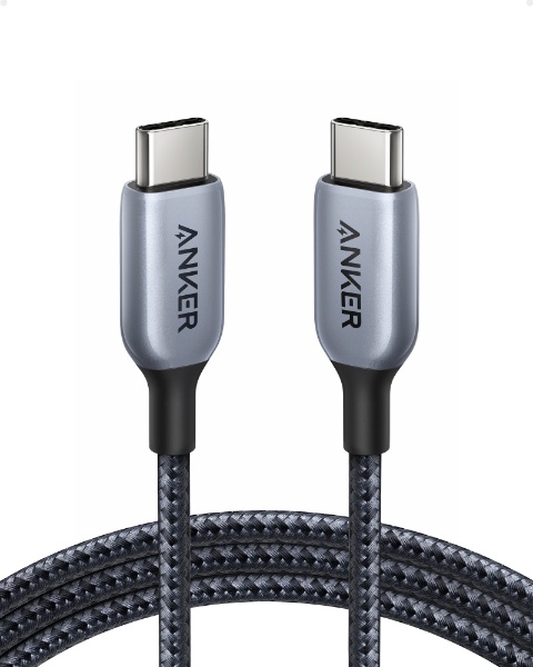 Anker Anker 765 ѵץʥ USB-C &USB-C ֥ (140W 1.8m) Gray A88660A1 [1.8m /USB Power Deliveryб]