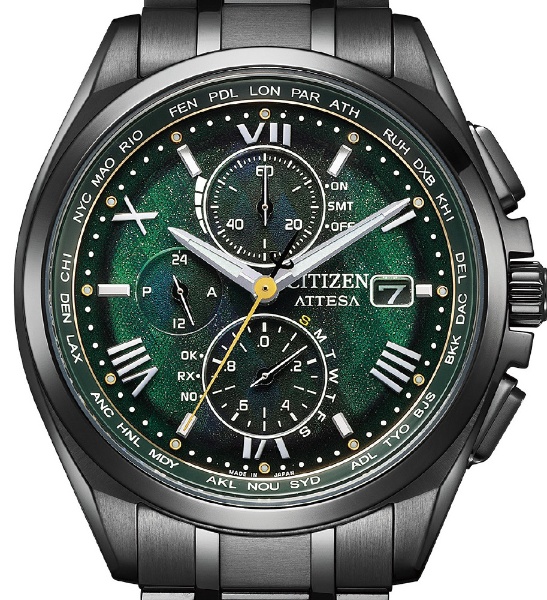 [Citizen] 腕時計 アテッサ AT8049-61W メンズ ブラック