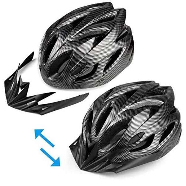 供自行车使用的安全帽(均一尺码:头圆周:大约59～67cm/灰色×黑色)RM-HELMET[退货不可]_2