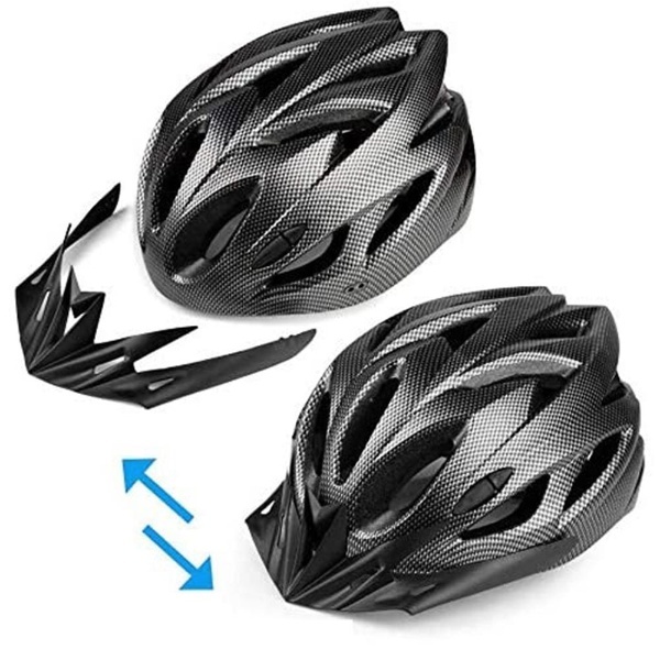 自転車用ヘルメット 子供用 男女兼用 ブラック サイズ調節可能 サイクリング