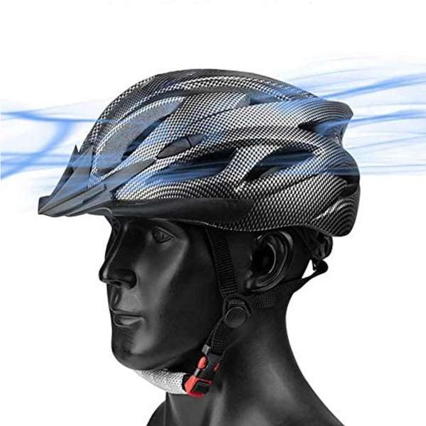 供自行车使用的安全帽(均一尺码:头圆周:大约59～67cm/灰色×黑色)RM-HELMET[退货不可]_3