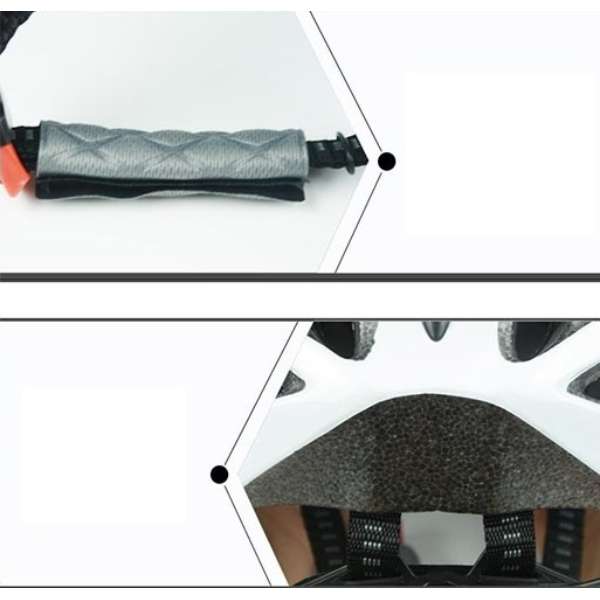 供自行车使用的安全帽(均一尺码:头圆周:大约59～67cm/灰色×黑色)RM-HELMET[退货不可]_4