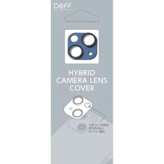 iPhone 14 6.1インチ・iPhone 14 Plus 6.7インチ兼用カメラレンズカバー 「HYBRID CAMERA LENS COVER」 ブルー DG-IP22GA2BU