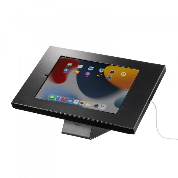 iPad用スタンド セキュリティボックス付き シルバー CR-LASTIP33 