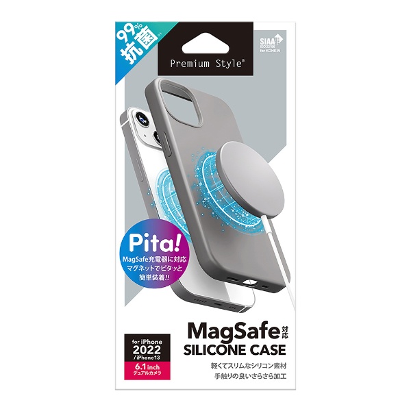 iPhone 14 6.1 MagSafeб ݥॷꥳ󥱡 졼 Premium Style 졼 PG-22KMGSC02GY
