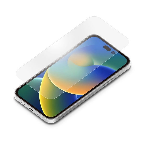 iPhone 14 Pro 6.1インチ ガイドフレーム付 液晶全面保護ガラス ［ブルーライト低減/アンチグレア］ Premium Style クリア  PG-22QGL04FBL PGA｜ピージーエー 通販