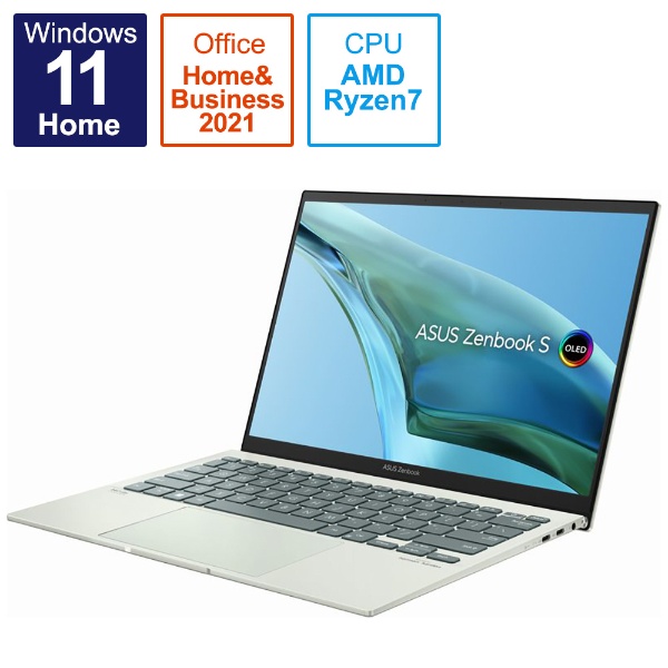 Ρȥѥ Zenbook S 13 OLED ɥ UM5302TA-LX444WS [13.3 /Windows11 Home /AMD Ryzen 7 /ꡧ16GB /SSD1TB /Office HomeandBusiness /2022ǯ8ǥ]