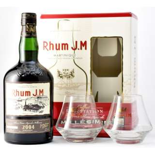 朗姆酒J.M 2004玻璃杯面膜700ml[朗姆酒]