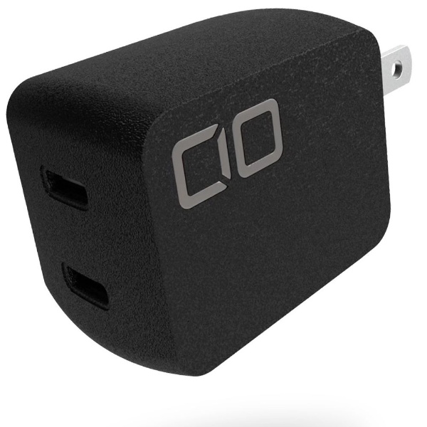 CIO　PD対応AC充電器 USB Type-C×2ポート GaN [2ポート  USB Power Delivery対応  Smart IC対応  GaN(窒化ガリウム) 採用]　CIOG67W2CSWH