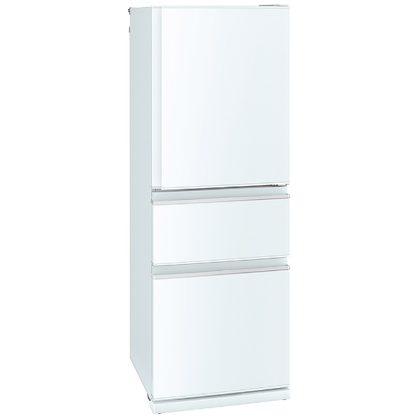冷蔵庫 MITSUBISHI パールホワイト MR-CX33HL-W [幅60cm /330L /3ドア 