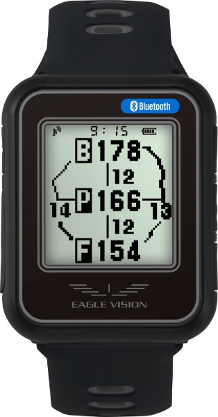 GPS ゴルフナビゲーション ウォッチ EAGLE VISION watch 6(ブラック 