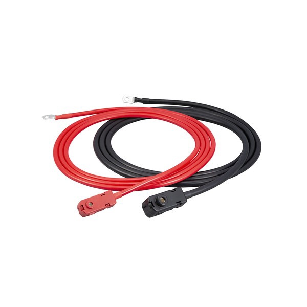ワンタッチ電源接続コード (BAL製インバーター～カーバッテリー接続用) ケーブル長3m×2本（赤・黒） T1520