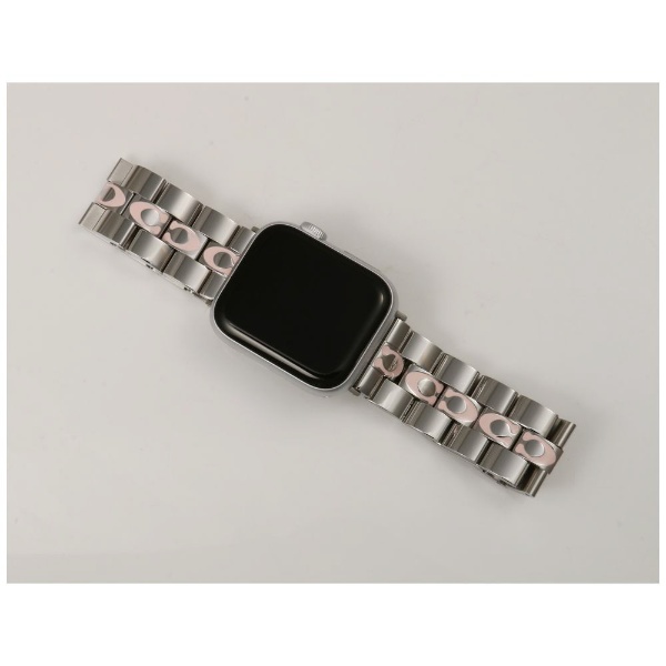 Apple Watch用バンド 38＆40＆41mm対応 COACH（コーチ） ステンレス ピンクCロゴ 14700091