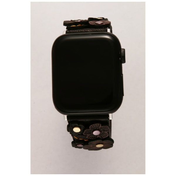 Apple Watch用バンド 38＆40＆41mm対応 COACH（コーチ） ブラックフラワー 14700078