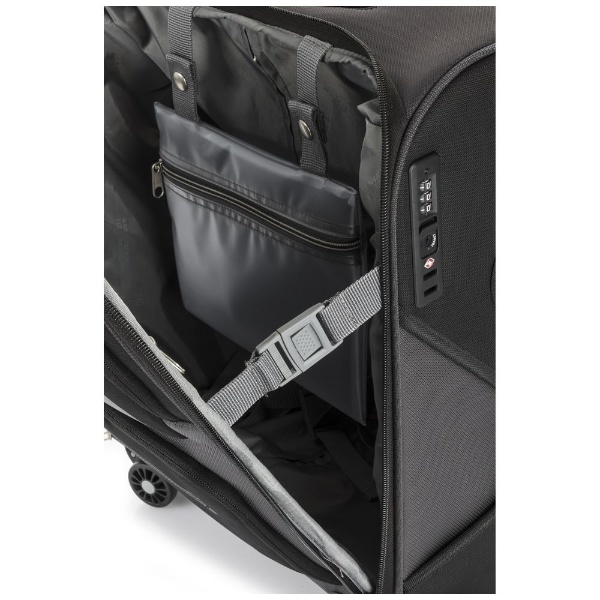 スピナー50 スーツケース MAXWELLL（マックスウェル） ブラック/グレー