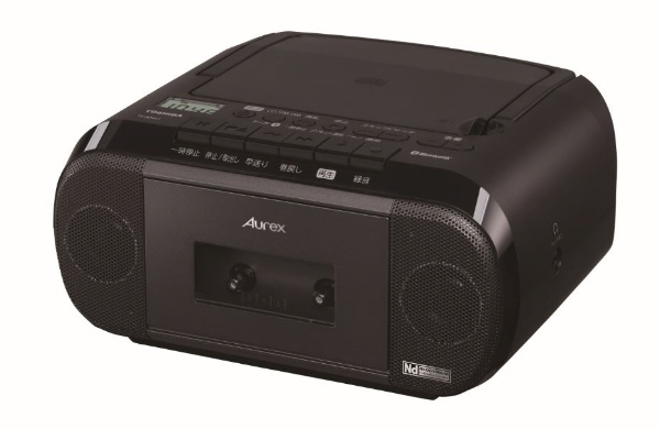 CDラジオ Aurexシリーズ ブラック TY-AN2-K [ワイドFM対応 /Bluetooth