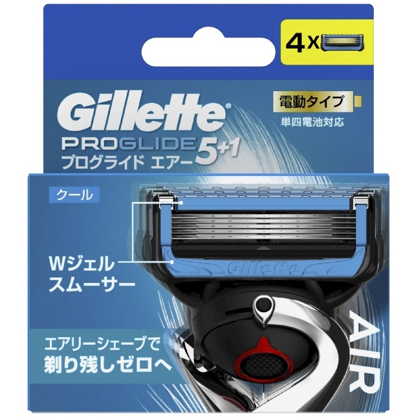 Gillette（ジレット）プログライド エアー 電動 替刃〔4コ入〕 PG｜ピーアンドジー 通販