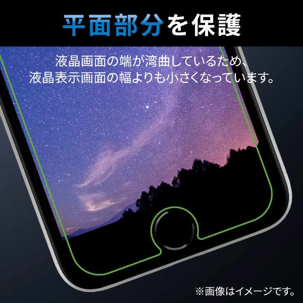 iPhone 14 Plus 6.7インチ ガラスライクフィルム/衝撃吸収/高透明 PM