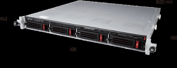 NAS [16TB搭載 /4ベイ] ハードウェアRAID搭載 1Uラックマウント TeraStation / Windows Server IoT  2022 for Storage Standard WSH5420RN16S2