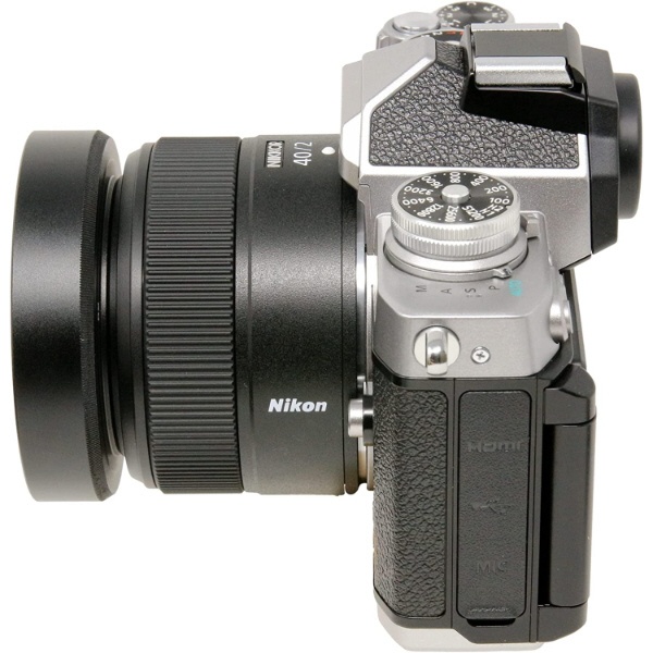 レンズフード NIKKOR Z 28mm f/2.8 40mm f/2 レンズ対応 (メタルタイプ ネジコミフード) ブラック C-HF-52-B