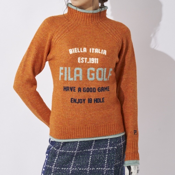 レディース ゴルフ セーター FILA GOLF(Lサイズ/オレンジ)792704 フィラゴルフ｜FILA GOLF 通販