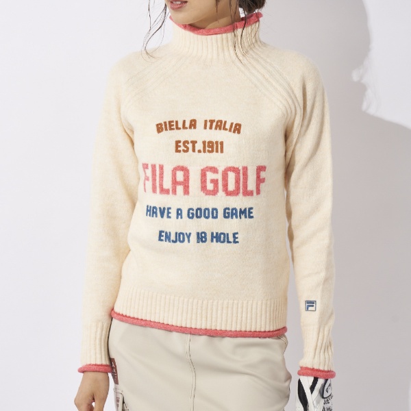 レディース ゴルフ セーター FILA GOLF(Mサイズ/オフホワイト)792704