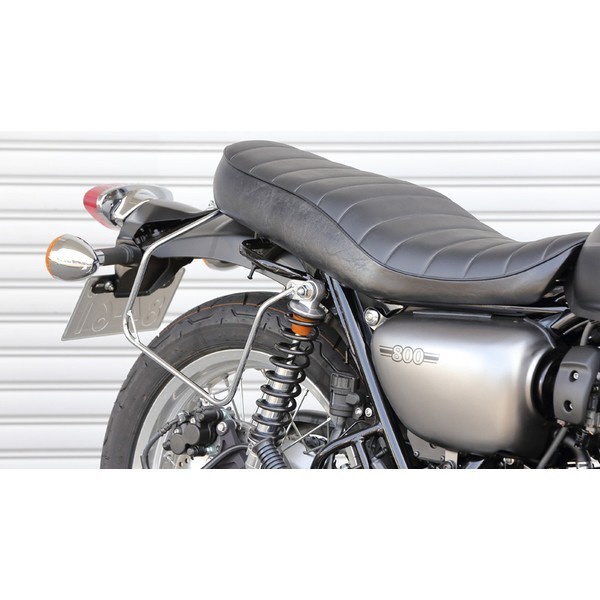 バッグサポート W800 STREET/CAFE 2019y-　右側 クロームメッキ 210-4982