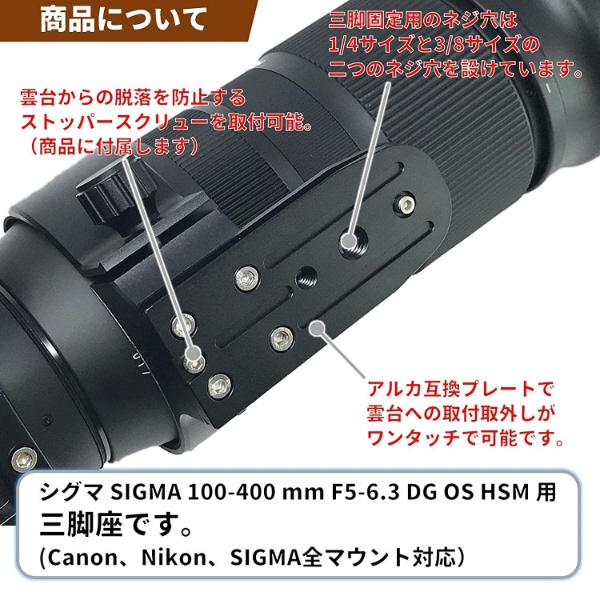 SIGMA 100-400mm F5-6.3 DG OS HSM CANON 用