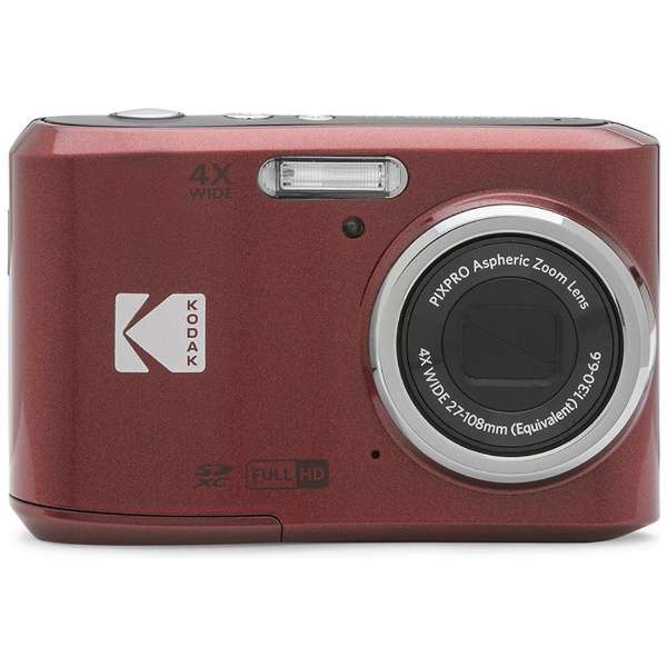 コンパクトデジタルカメラ KODAK PIXPRO レッド FZ45RD_6