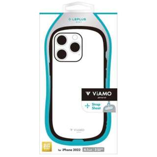 iPhone 14 Pro 6.1インチ 耐衝撃ケース ViAMO personal ホワイト LN-IP22VMPSWH 【処分品の為、外装不良による返品・交換不可】